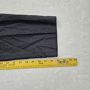 Mens 36W 33L Gray Super 120s Wool Flat Front Trouser Pants Preppy